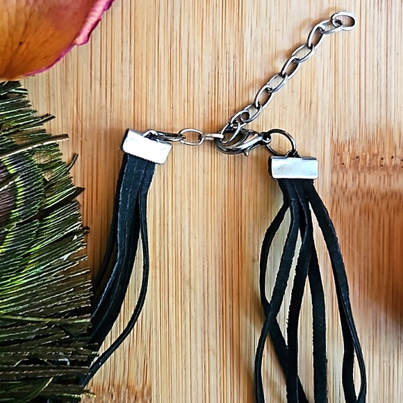 Bohemian tumbled stone fashion necklace - Picture 11 of 11